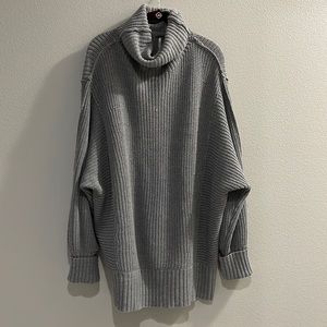 Free People Cocoa Sweater - Grey - Size: Large